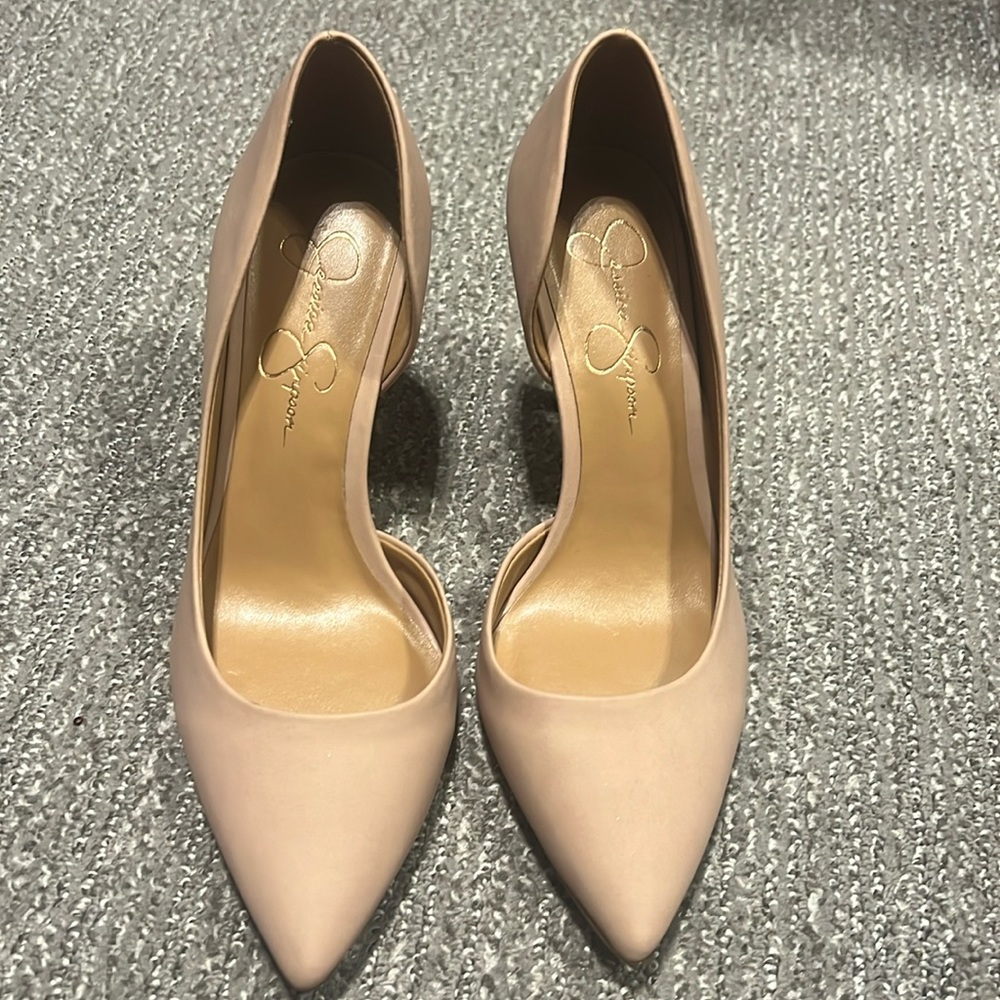 Jessica Simpson heels - pink/beige color